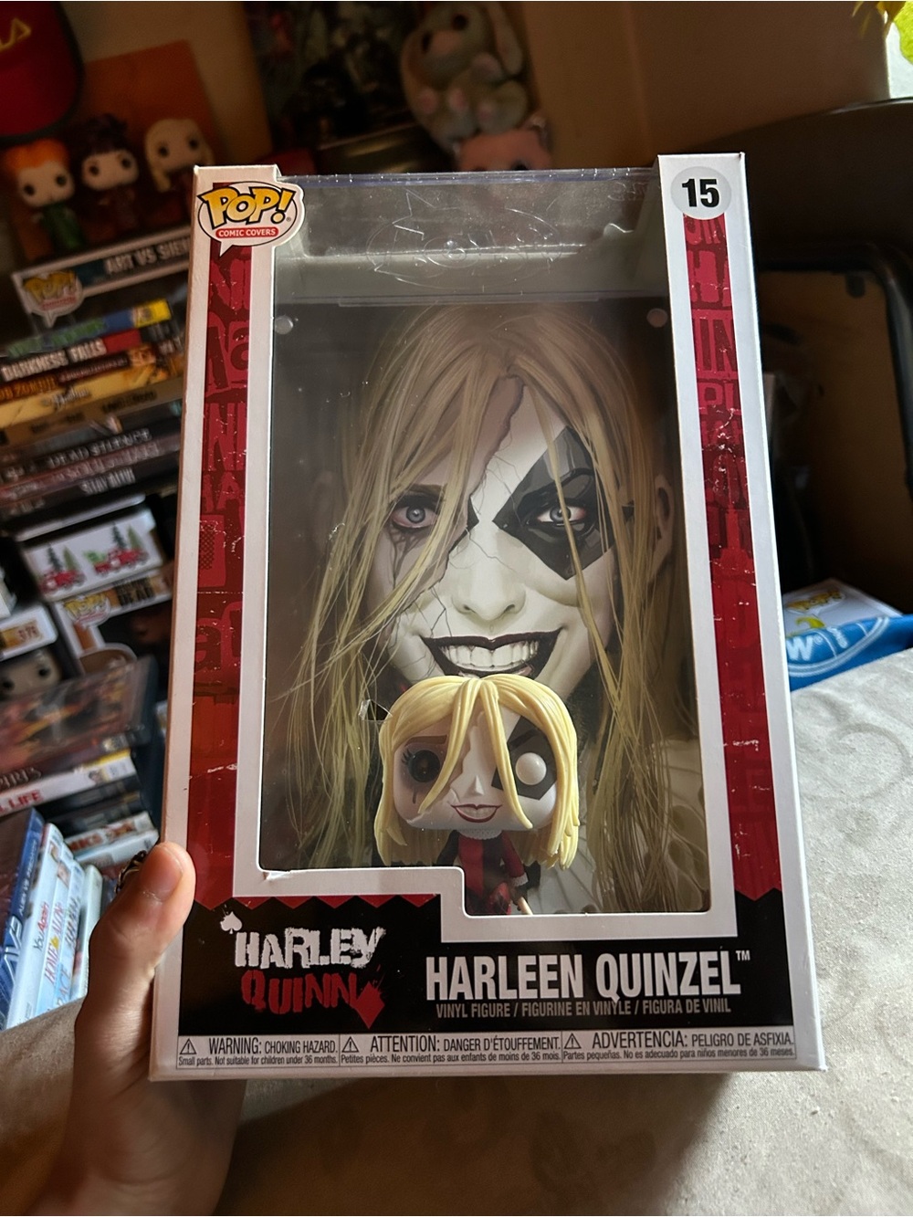 Funko Harleen Quinzel Vinyl Figure in Red, White, Black🖤♥️🖤